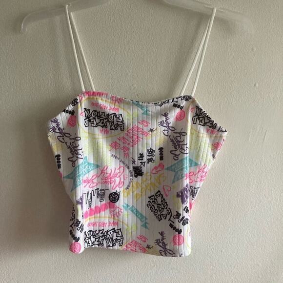 Rue21 Tops - Rue21 medium graffiti crop top nwot
